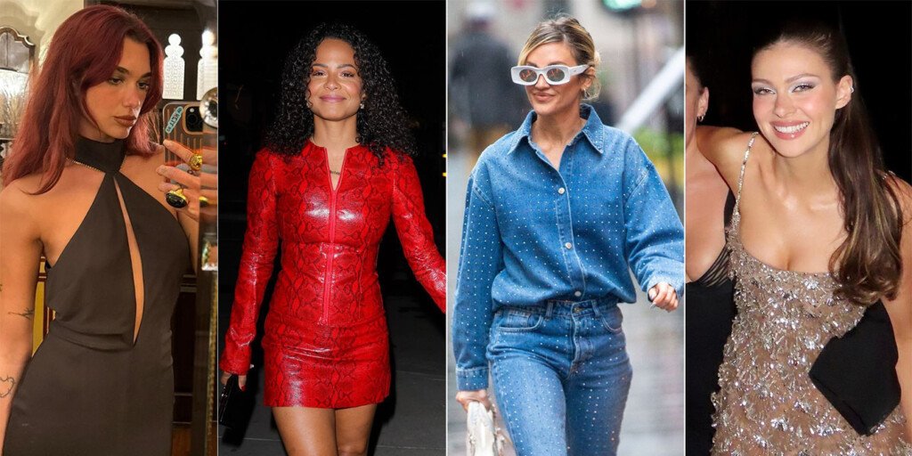 Celebrities Wearing Unique Necklines in 2024