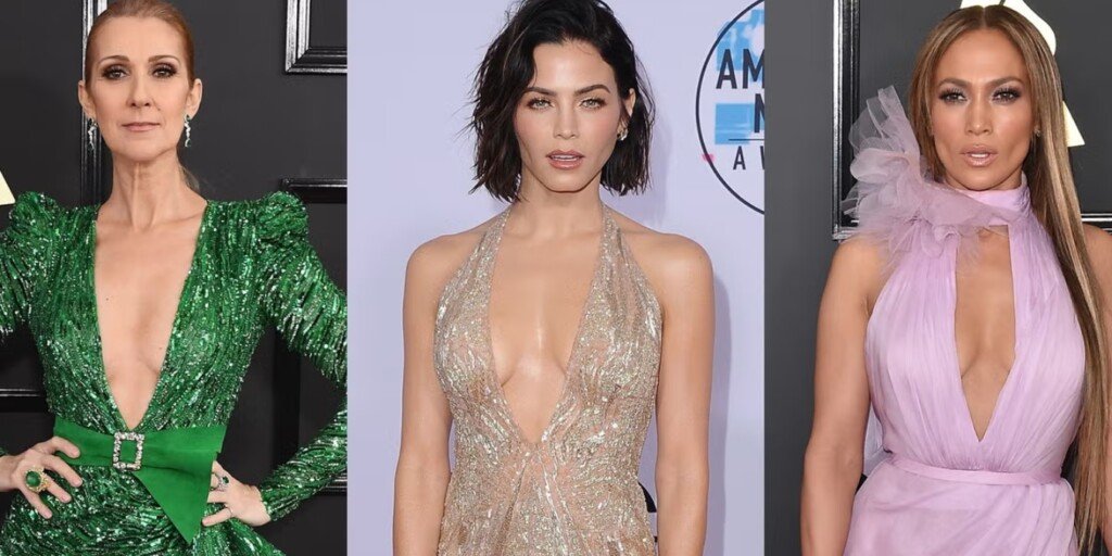 Celebrities Styled Unique Necklines 2025