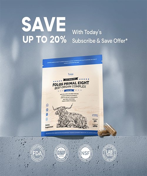 3) Primal Eight Beef Organ Complex