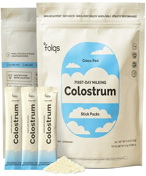 4) Colostrum Travel Stick Packs