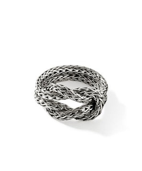 5) Love Knot Ring, Sterling Silver, 5MM