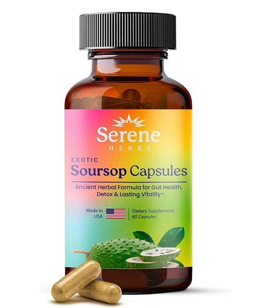 5) Soursop Capsules Daily Holistic Blend
