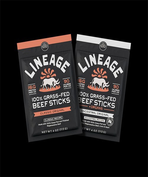 1) 100% Grass-Fed Beef Sticks (Original)