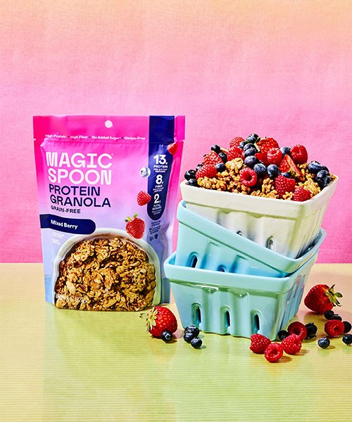 3) Mixed Berry Granola